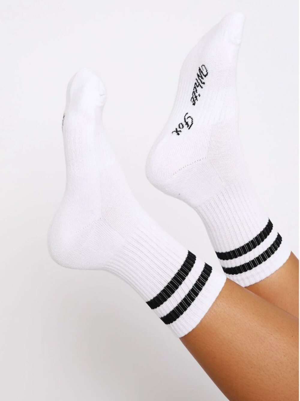 White Fox Grounded Socks